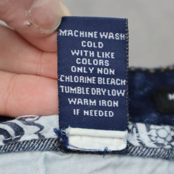 Rue21 Pants Womens 10 Blue Denim Flat Front Mid Rise Boot Pockets Jeans - Picture 4 of 16